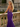 Sparkly Beading Cut Front Lace Up Ruched Bodice Long Mermaid Prom Dress in Purple