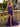 Sparkly Beading Cut Front Lace Up Ruched Bodice Long Mermaid Prom Dress in Purple
