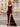 V-Neck Ruched Bust Corset Lace Up Mermaid Satin Long Prom Dress With Slit - Burgundy