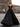 Deep V-Neck Off Shoulder Illusion Long Ball Gown Prom Dress - Black