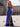 Luxury Hot Fix Crystal Halter Corset Mermaid Long Prom Dress With Slit - Royal Blue