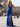 Luxury Hot Fix Crystal Halter Corset Mermaid Long Prom Dress With Slit - Royal Blue
