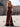 Luxury Hot Fix Crystal Halter Corset Mermaid Long Prom Dress With Slit - Burgundy