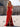 Luxury Hot Fix Crystal Halter Corset Mermaid Long Prom Dress With Slit - Red