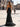 Luxury Hot Fix Crystal Halter Corset Mermaid Long Prom Dress With Slit - Black