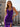 Luxury Hot Fix Crystal Halter Corset Mermaid Long Prom Dress With Slit - Purple