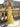 Luxury Hot Fix Crystal Halter Corset Mermaid Long Prom Dress With Slit in Yellow