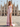 Big Bow Back Spaghetti Shoulder Strap Bodice Mermaid Long Prom Dress With Slit - Blush Pink