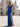 Spaghetti Shoulder Straps Bodice Pleated Mermaid Long Prom Dress With Slit - Royal Blue