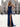 Spaghetti Shoulder Straps Bodice Pleated Mermaid Long Prom Dress With Slit - Navy Blue