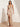 Halter Sparkly Hot Fix Long Mermaid Prom Dress in Champagne