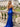 V-Neck Sparkly Appliques Ruched Long Mermaid Prom Dress With Slit in Royal Blue