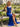 V-Neck Sparkly Appliques Ruched Long Mermaid Prom Dress With Slit in Royal Blue