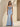 Sparkly Illusion Bodice Lace Up Long Mermaid Prom Dress WIth Split in Sky Blue