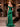 Off Shoulder Mermaid Prom Dress Long With Split - Emerald Green