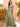 Cut Front Croset Bodice Mermaid Prom Dress With Slit - Sage Green