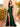 Cut Front Croset Bodice Mermaid Prom Dress With Slit - Emerald Green
