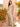 Cut Front Croset Bodice Mermaid Prom Dress With Slit - Champagne