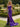 Crystal Bows Bodice Mermaid Prom Dress With Slit in Purple