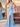 Strapless Beading Ruched Illusion Bodice Mermaid Prom Dress With Drop - Sky Blue