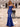 Sparkly Beading Bodice Long Mermaid Prom Dress With Removable Drop Train - Royal Blue