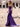 Sparkly Beading Bodice Long Mermaid Prom Dress With Removable Drop Train - Purple