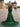 Sweetheart Lace Corset Backless Long Mermaid Prom Dress  - Emerald Green