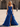 Sweetheart Cut Front Layered Ruffles Corset Mermaid Long Prom Dress in Royal Blue