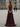 Sweetheart Cut Front Layered Ruffles Corset Mermaid Long Prom Dress in Burgundy