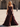 Sweetheart Cut Front Layered Ruffles Corset Mermaid Long Prom Dress in Burgundy