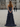 Sweetheart Cut Front Layered Ruffles Corset Mermaid Long Prom Dress in Navy Blue