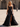 Sweetheart Cut Front Layered Ruffles Corset Mermaid Long Prom Dress in Black