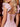 Sparkly Beading Cap Sleeves Ruffle Hem Sheath Mini Homecoming Dress in Pink