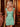 Sparkly Beading Cap Sleeves Ruffle Hem Sheath Mini Homecoming Dress in Mint Green