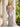 Sexy Crystal Beading With Illusion Sheer Maxi Prom Dress WIth Split in Silver