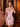 Backless Halter Zipped Floral Short Homecoming Sheath Dress in Pink Floral