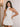 Halter Backless Bodice Polka Dot Bubble Short Hoco Dress in White