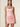 Tank Bodice Ruched Square Neck Lace Up Mini Sheath Prom Dress in Pink
