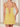 Tank Bodice Ruched Square Neck Lace Up Mini Sheath Prom Dress in Yellow