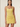 Tank Bodice Ruched Square Neck Lace Up Mini Sheath Prom Dress in Yellow
