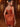 Tank Bodice With Big Bow Mini Sheath Homecoming Dress in Burnt Orange