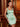Tank Bodice With Big Bow Mini Sheath Homecoming Dress in Mint Green