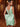 Tank Bodice With Big Bow Mini Sheath Homecoming Dress in Mint Green