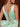 Tank Bodice With Big Bow Mini Sheath Homecoming Dress in Mint Green