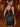 Tank Bodice With Big Bow Mini Sheath Homecoming Dress in Black