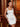 Tank Bodice With Big Bow Mini Sheath Homecoming Dress in White