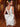 Tank Bodice With Big Bow Mini Sheath Homecoming Dress in White