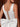 Tank Bodice With Big Bow Mini Sheath Homecoming Dress in White