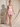 3D Flower Two Pieces Bodice Mini Sheath Dress in Pink