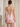 3D Flower Two Pieces Bodice Mini Sheath Dress in Pink